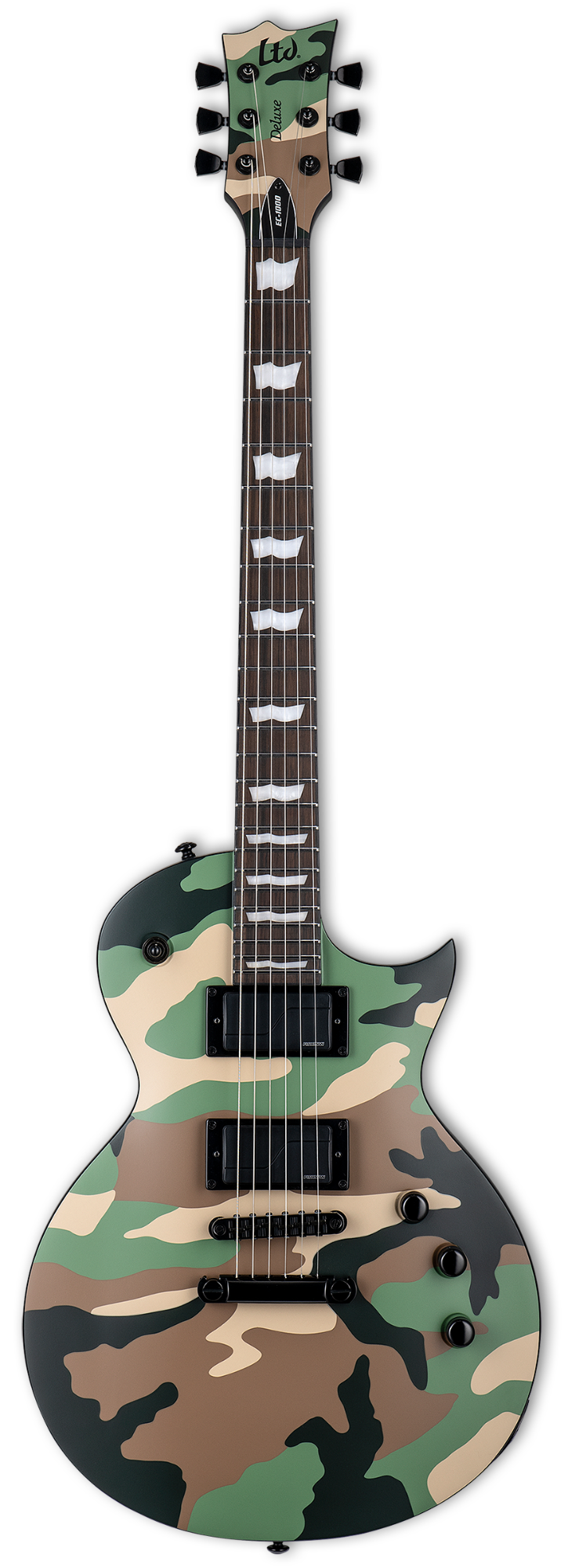 ESP LTD Eclipse 1000 - Woodland Camo Satin
