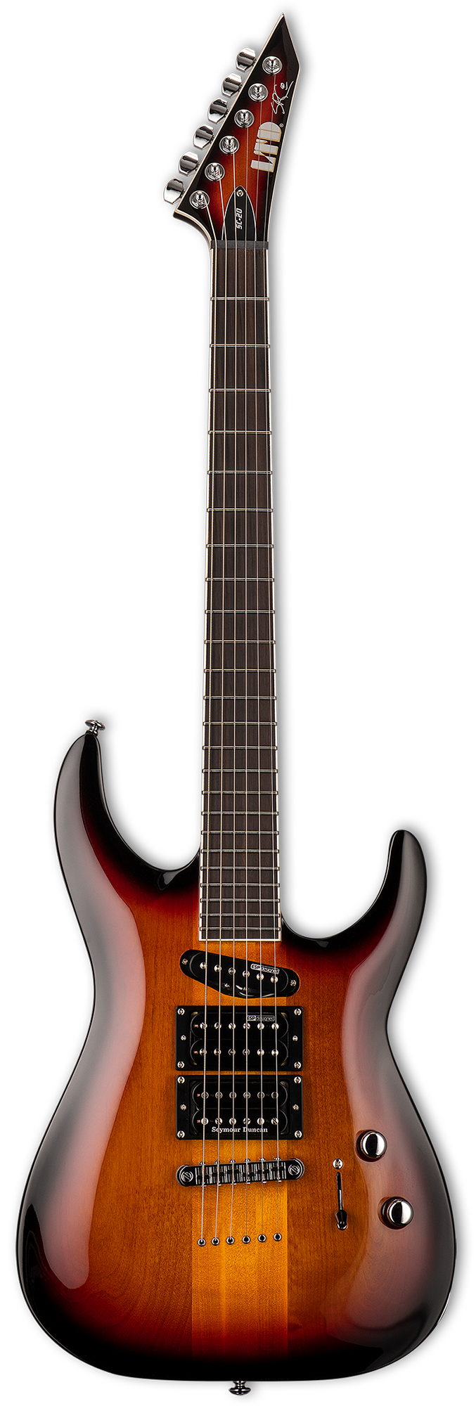 LTD Stephen Carpenter SC-20 Electric Guitar - 3-Tone Sunburst