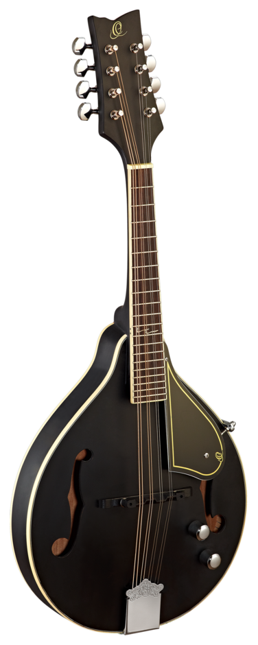 Ortega RMAE40SBK A-Style Mandolin - Black