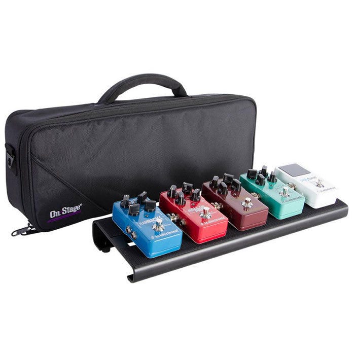 OnStage OSGPB2000 Small Pedal Board w/Bag (Pedals not included)