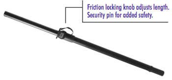 OnStage Adjustable Sub-woofer Shaft/Speaker Pole - Single