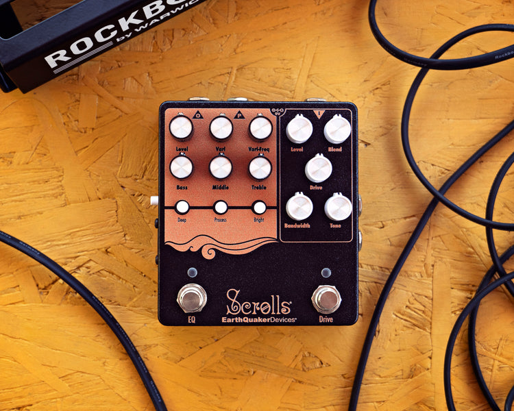 EarthQuaker Devices Scrolls Bass Odyssey Drive / EQ / Preamp Pedal