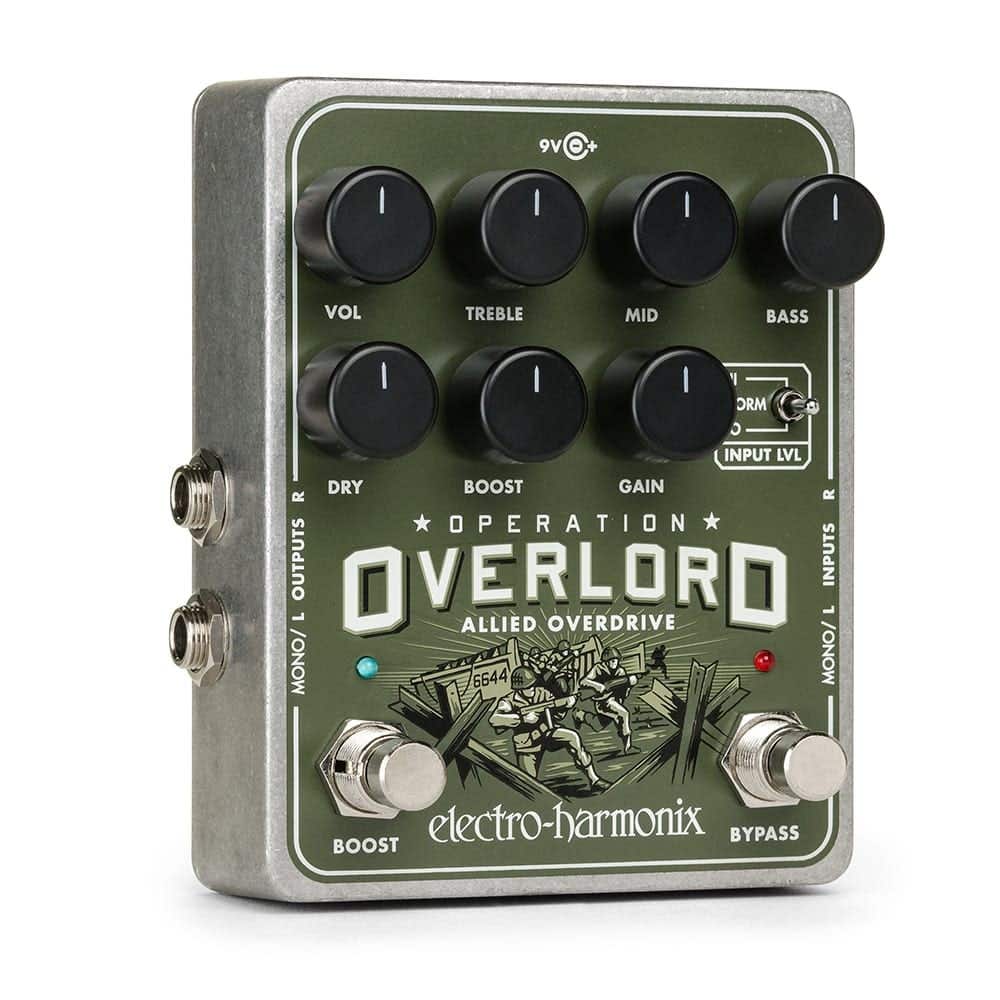 Electro Harmonix Operation Overlord Stereo Overdrive Pedal
