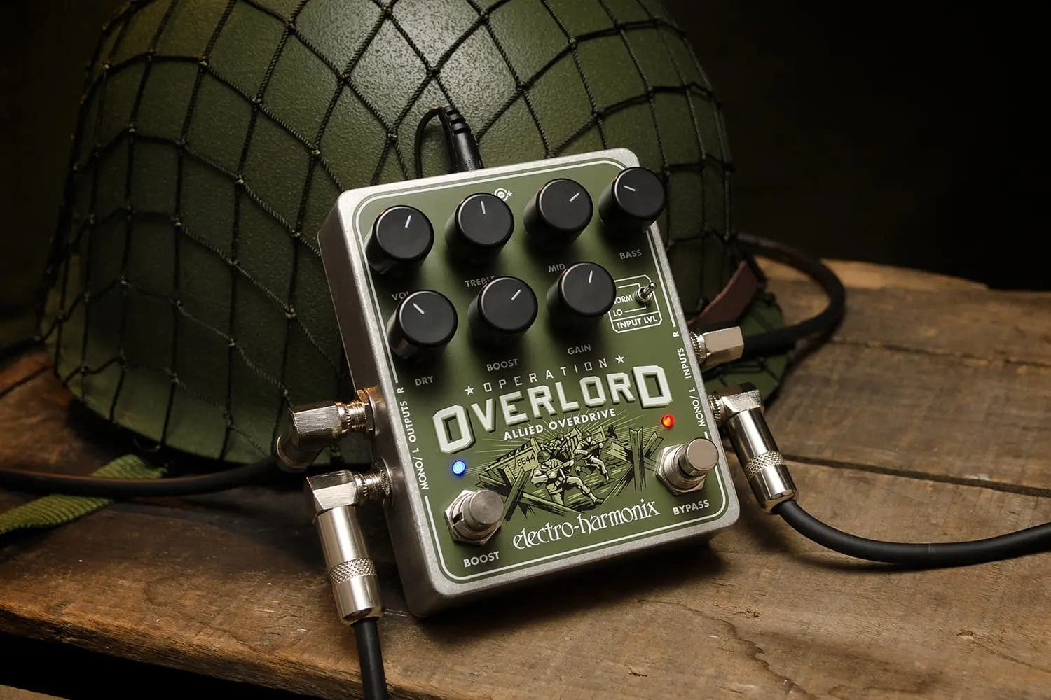 Electro Harmonix Operation Overlord Stereo Overdrive Pedal