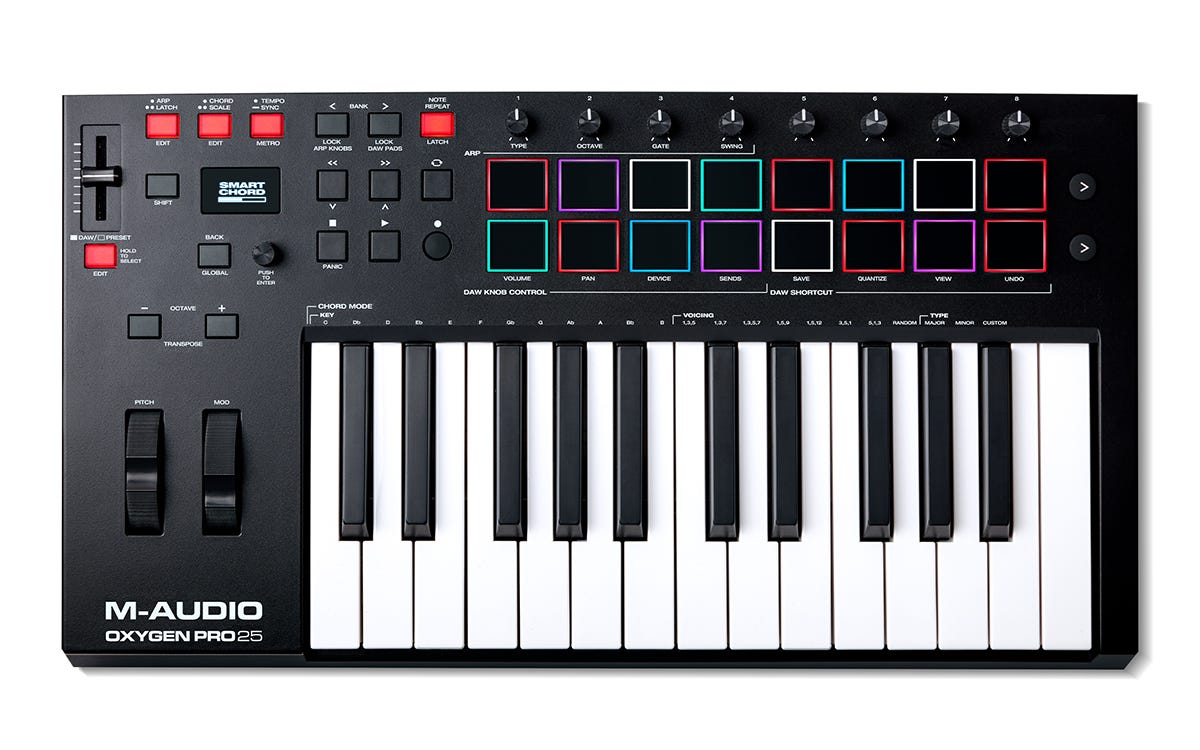 M-Audio Oxygen Pro 25: 25 Note USB Controller Keyboard