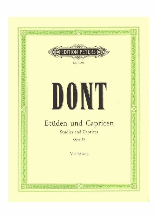 Etudes And Caprices Op 35 Vln