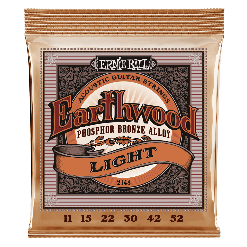 Ernie Ball Earthwood Acoustic Guitar String Set - Light - 11/52