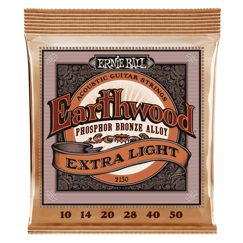 Ernie Ball Earthwood Acoustic Guitar Strings - Extra Light - 10-50