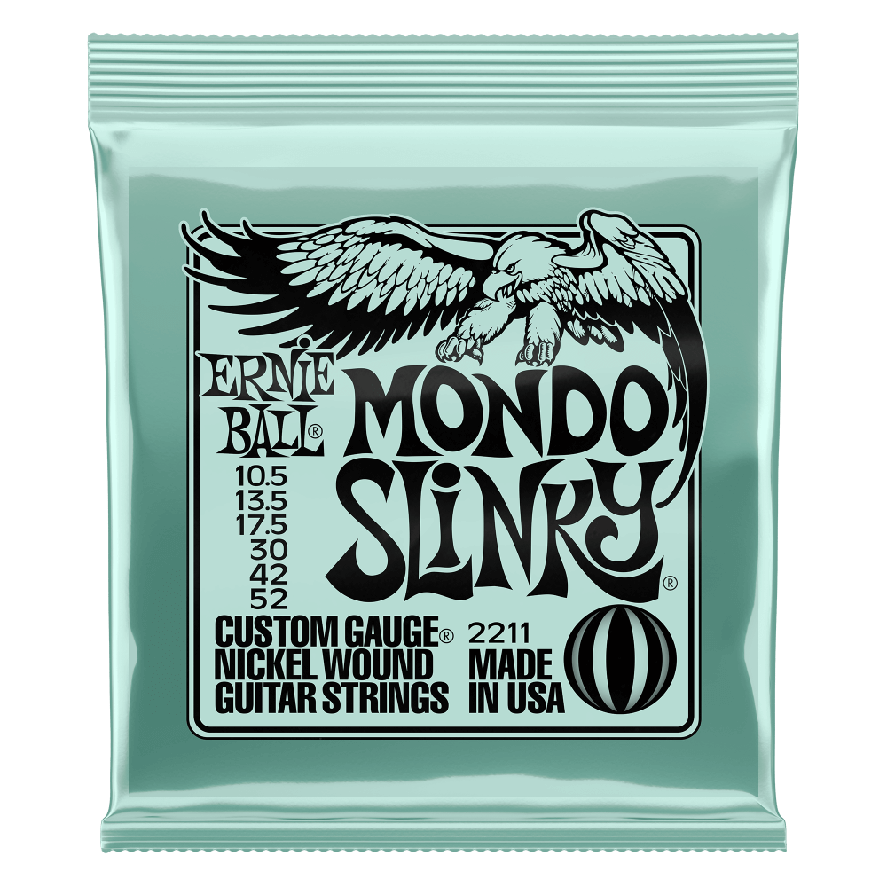 Ernie Ball Mondo Slinky Electric Guitar String Set - 10.5-52 (2211)