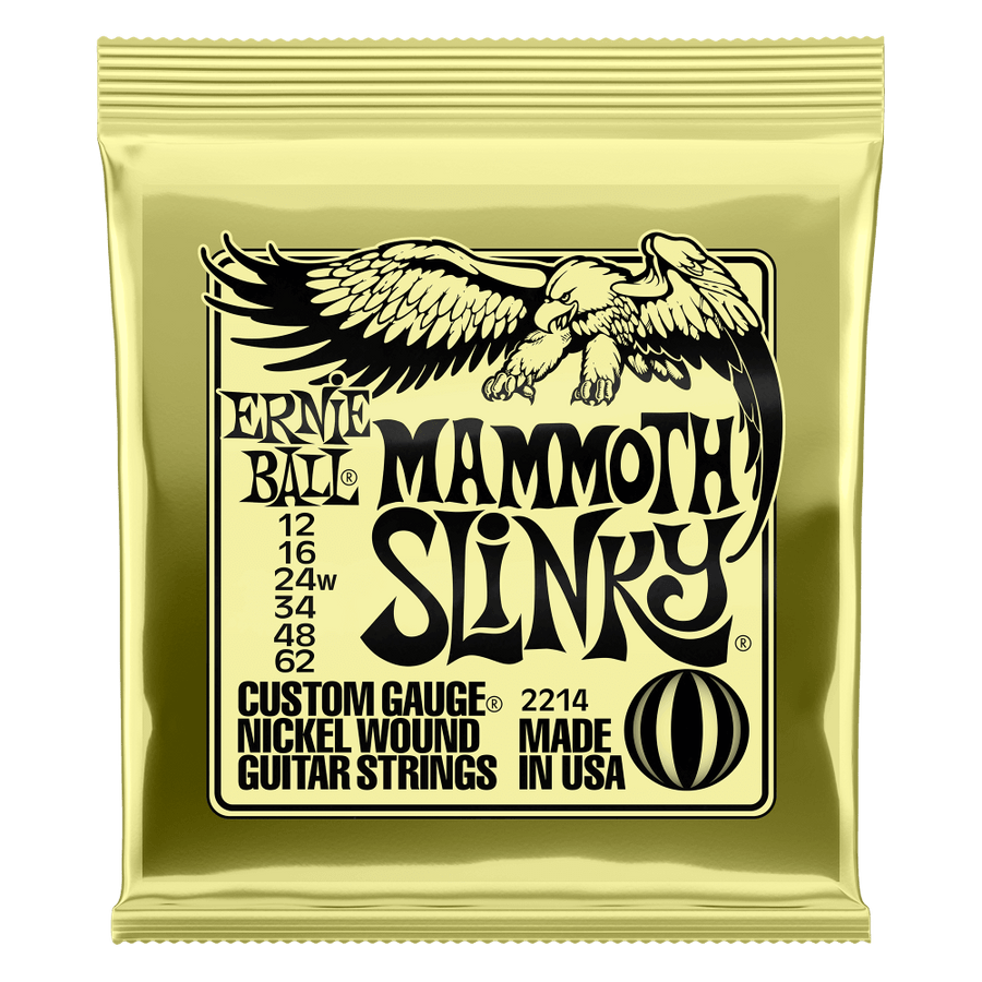 Ernie Ball Mammoth Slinky Electric Guitar Strings - 12-62 (2214)