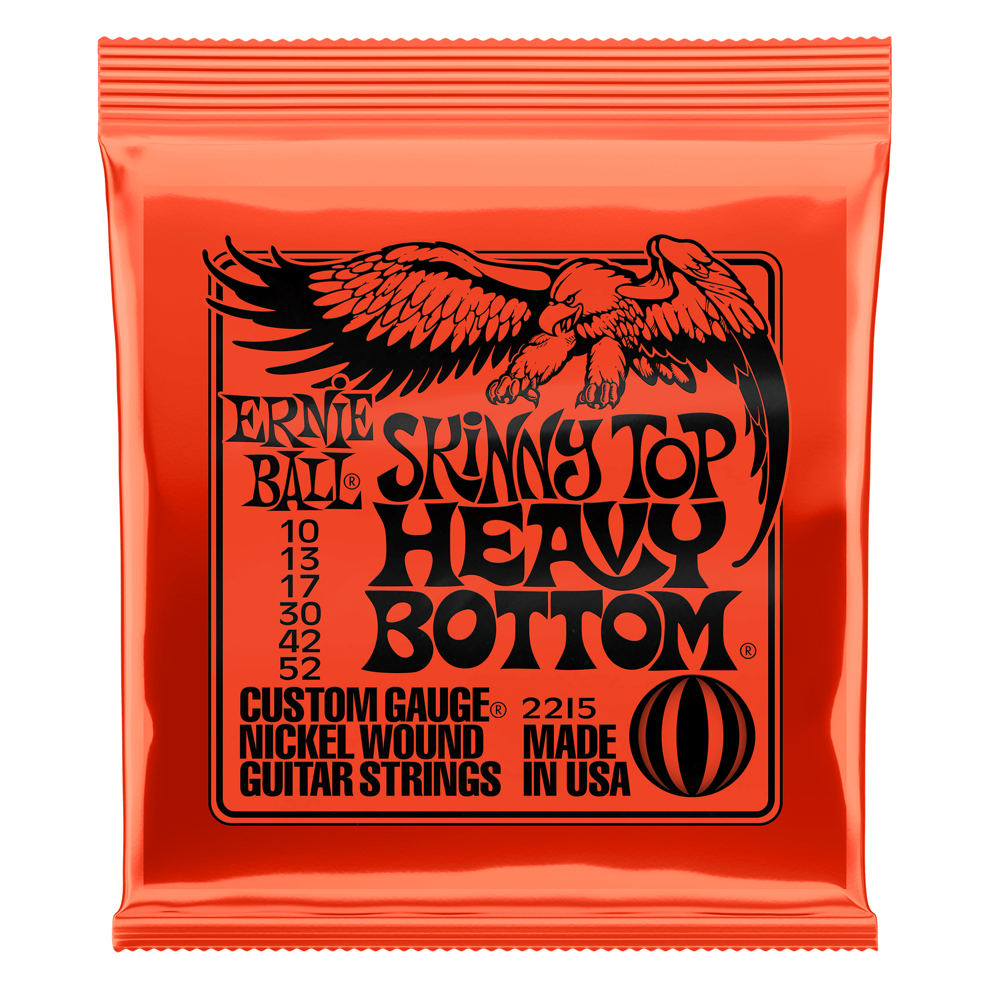 Ernie Ball Skinny Top/Heavy Bottom Electric Guitar String Set 10-52 (2215)