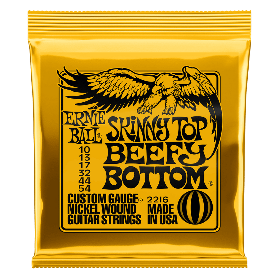 Ernie Ball Skinny Top Beefy Bottom Slinky Electric Guitar String Set - 10-54 (2216)