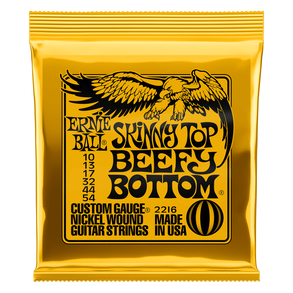 Ernie Ball Skinny Top Beefy Bottom Slinky Electric Guitar String Set - 10-54 (2216)