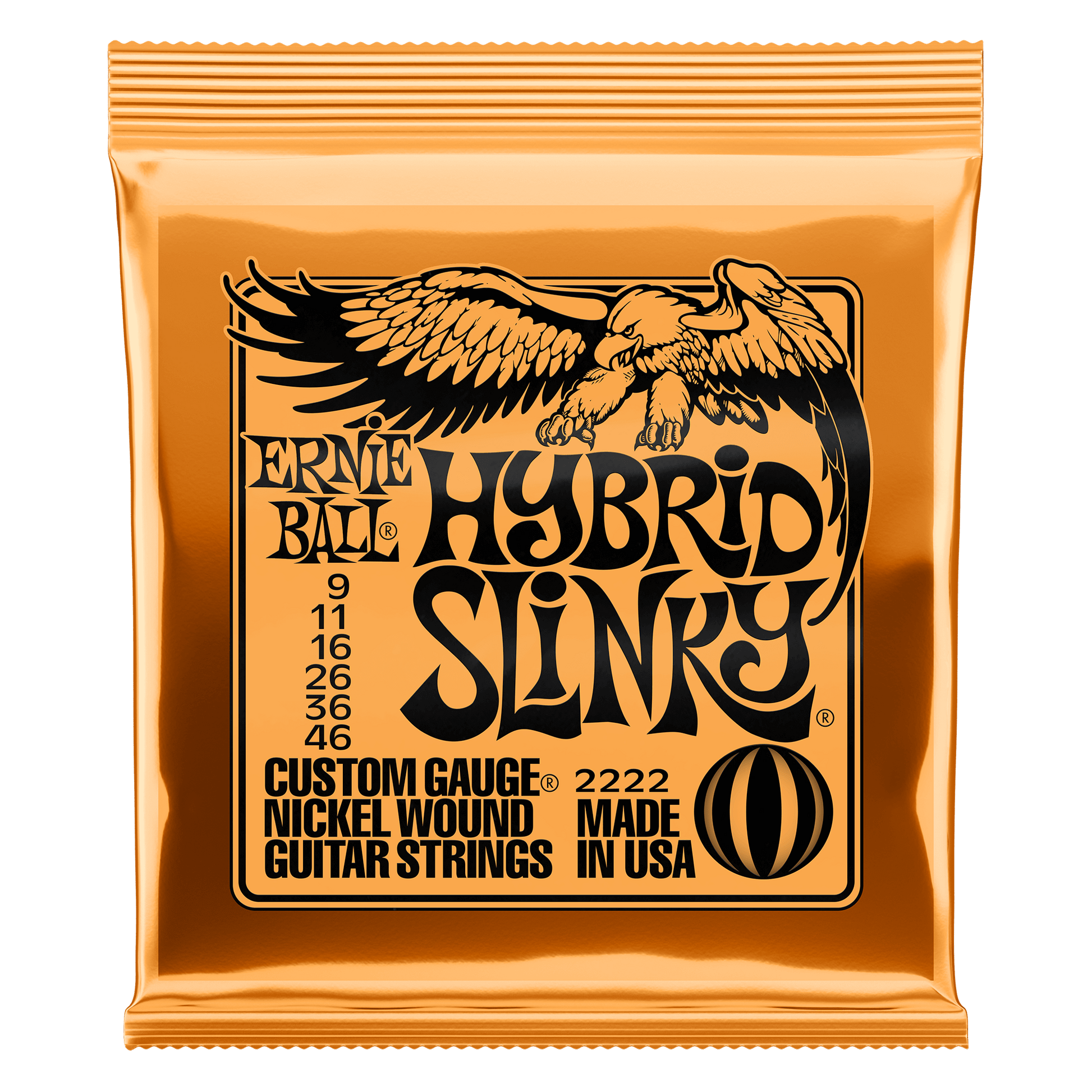 Ernie Ball Hybrid Slinky Electric Guitar String Set 9-46 (2222)