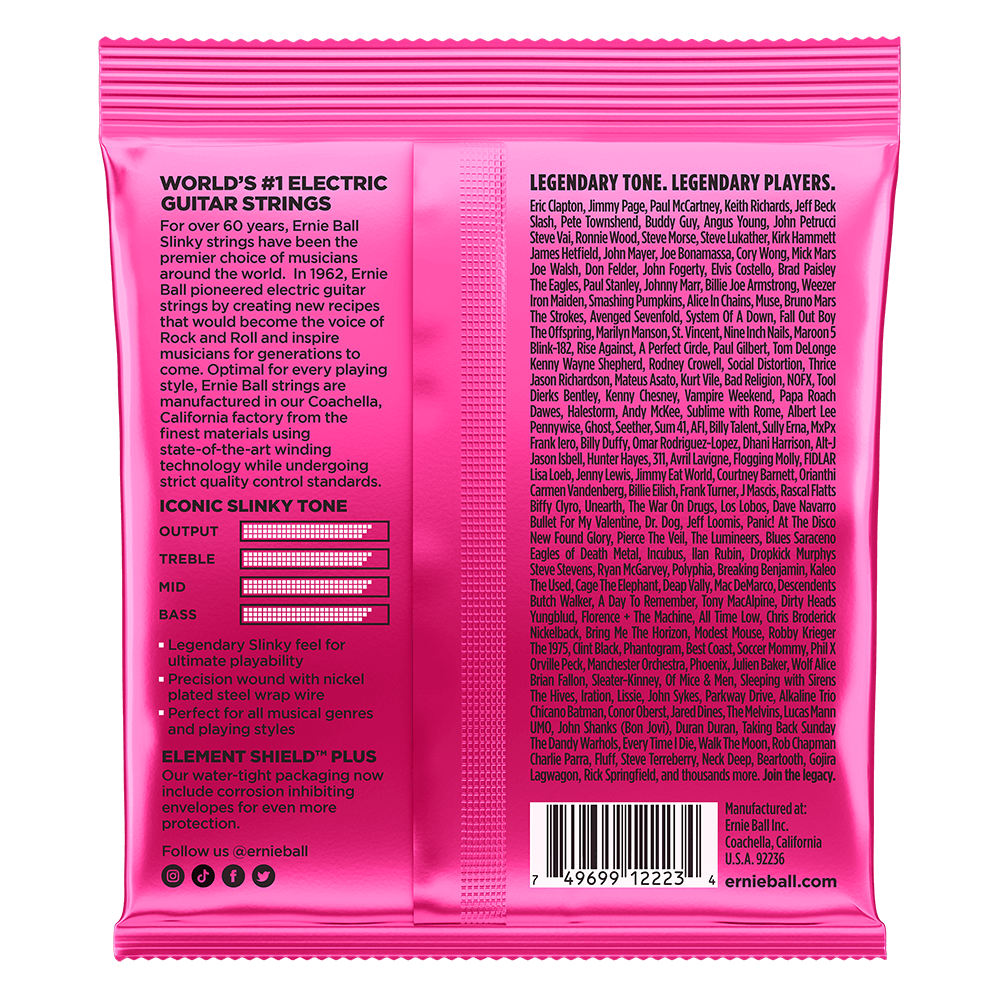 Ernie Ball Super Slinky Electric Guitar String Set 9-42 (2223)