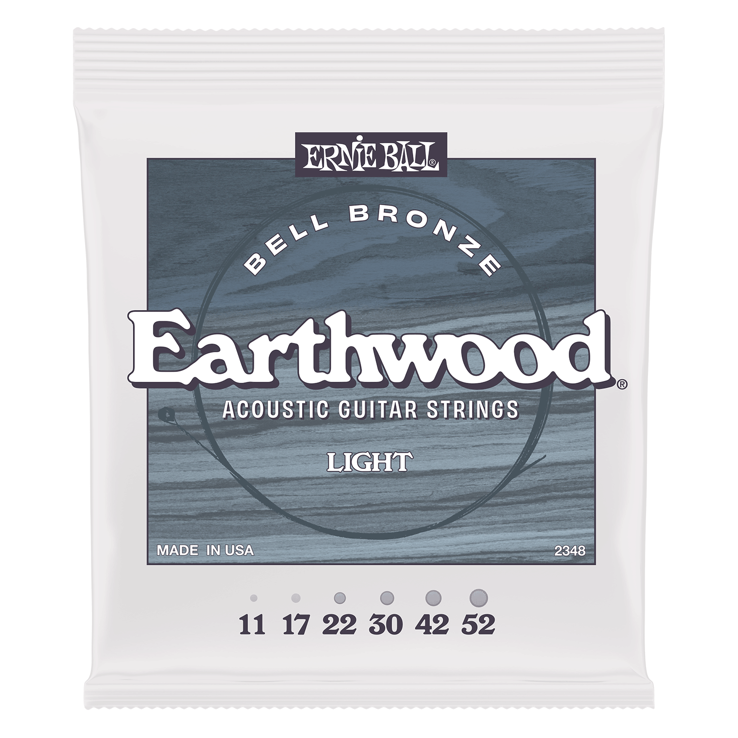 Ernie Ball Earthwood Bell Bronze Acoustic Strings - Light - 11-52