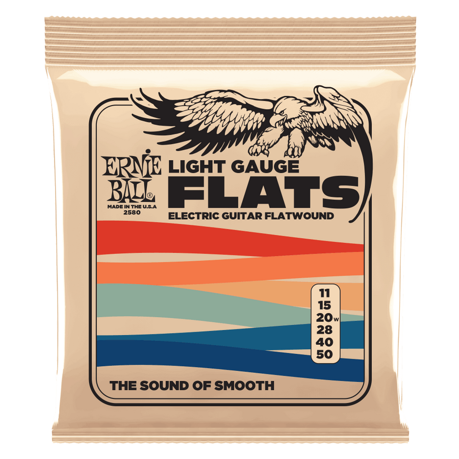 Ernie Ball FLATS Electric Flatwound Strings - Light - 11-50