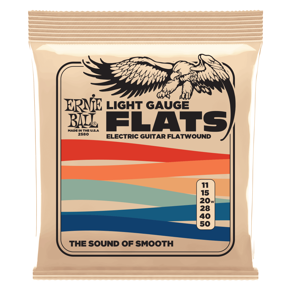 Ernie Ball FLATS Electric Flatwound Strings - Light - 11-50