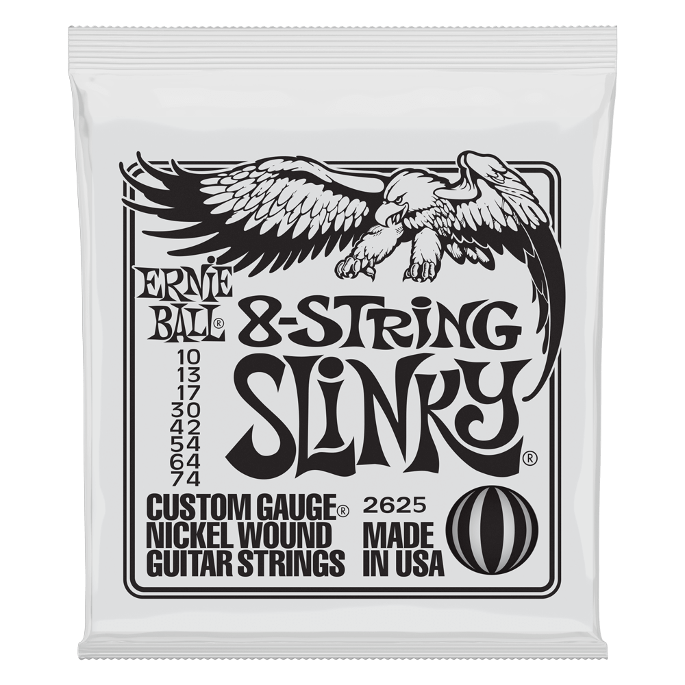 Ernie Ball 8-String Slinky Guitar String Set - 10-74 (2625)