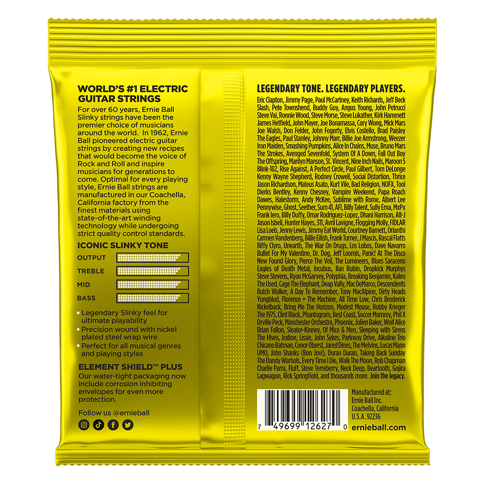 Ernie Ball Beefy Slinky Electric Guitar String Set 11-54 (2627)