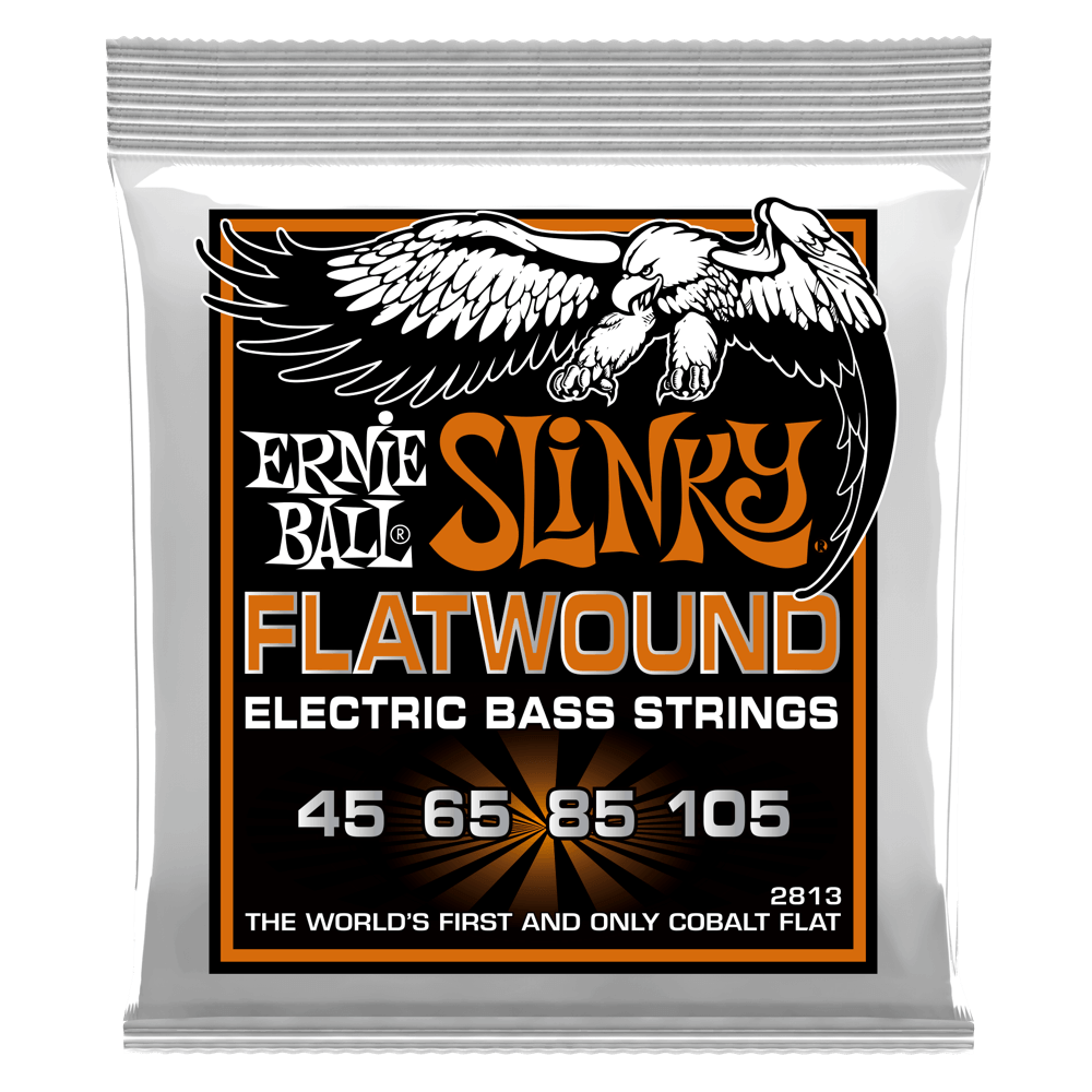 Ernie Ball Hybrid Slinky Flatwound Bass Strings - 45-105 (2813)