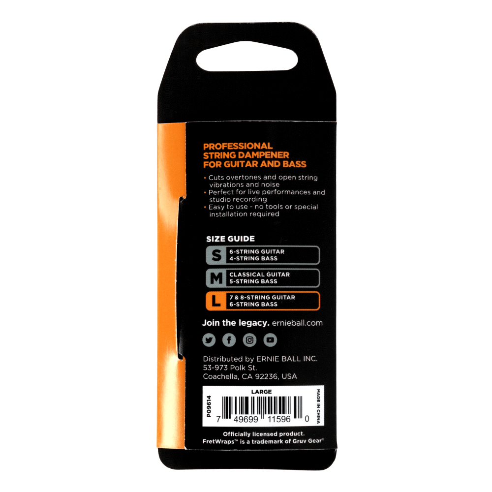 Ernie Ball FretWrap by Gruv Gear - Large