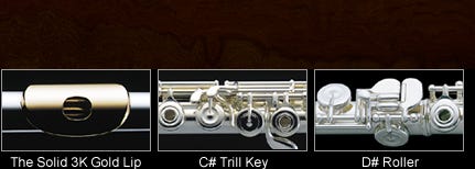 Pearl Professional Flute P795RBEVGR- Elegante (P795-RBEVGR)