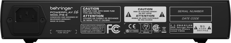 Behringer Powerplay P16-D 16-Channel Digital ULTRANET Distributor (P16D)