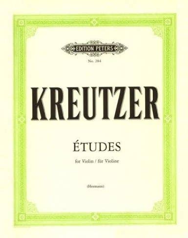 42 Studies Violin / KREUTZER (PETERS)