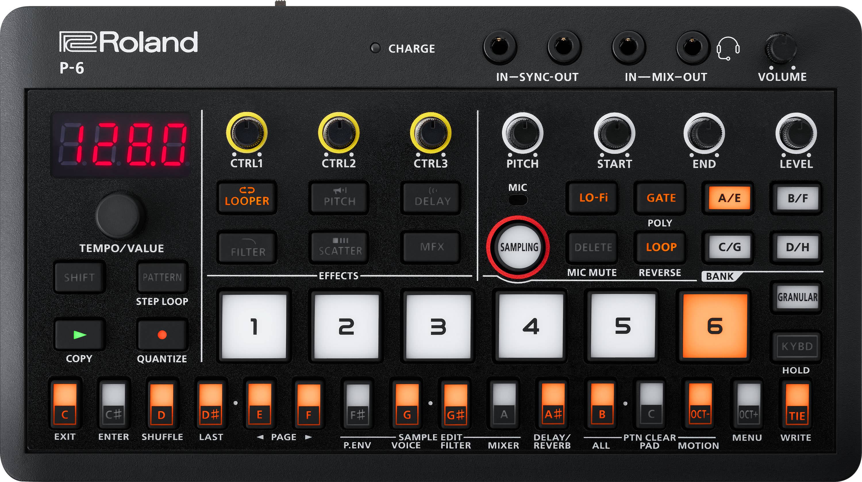 Roland AIRA Compact P-6 Sampler | Better Music