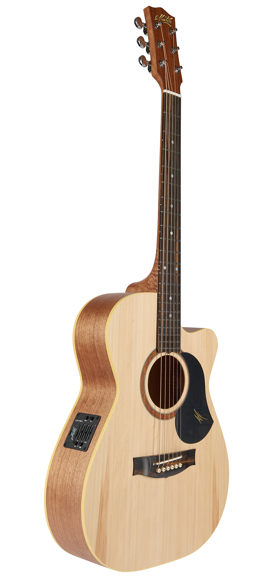 Maton Performer 808 Slimline Acoustic Electric Guitar w/Case - Natural Satin