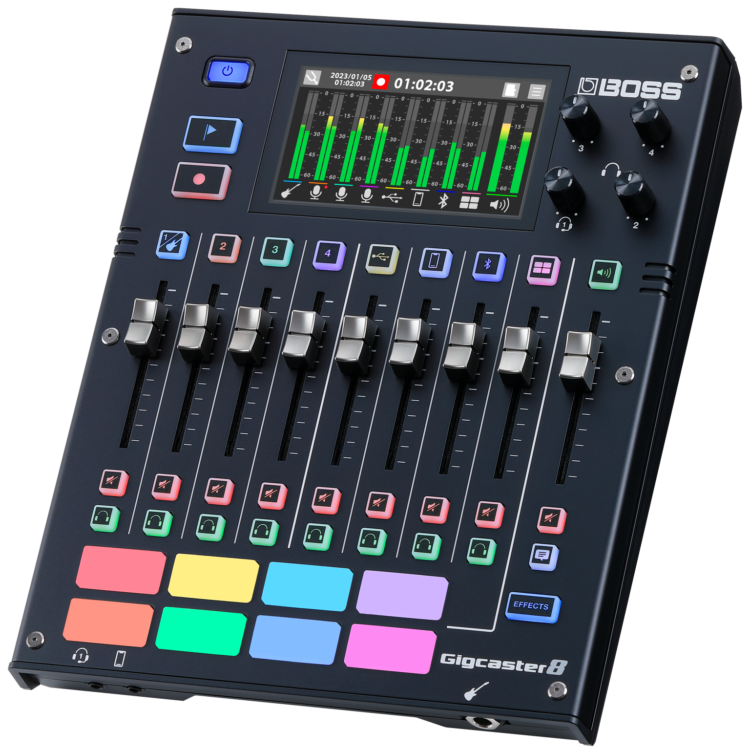 Boss GCS8 Gigcaster 8 Audio Streaming Mixer