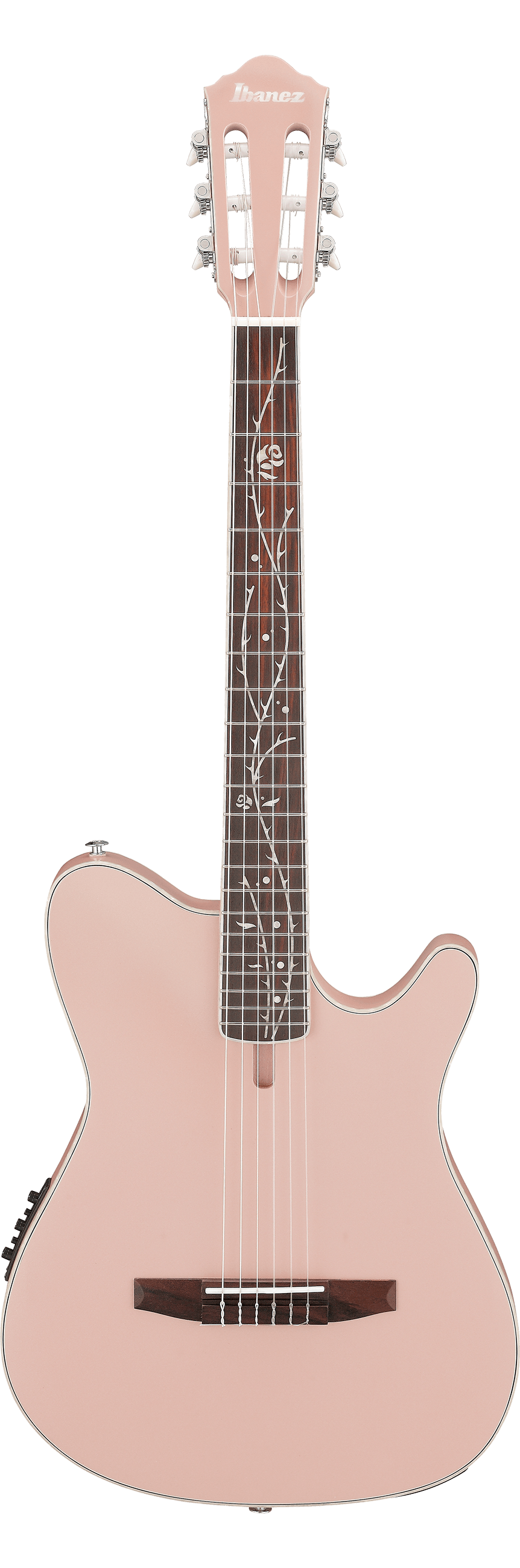 Ibanez Tim Henson TOD10N Signature Nylon String Electric Guitar - Pearl Pink Flat