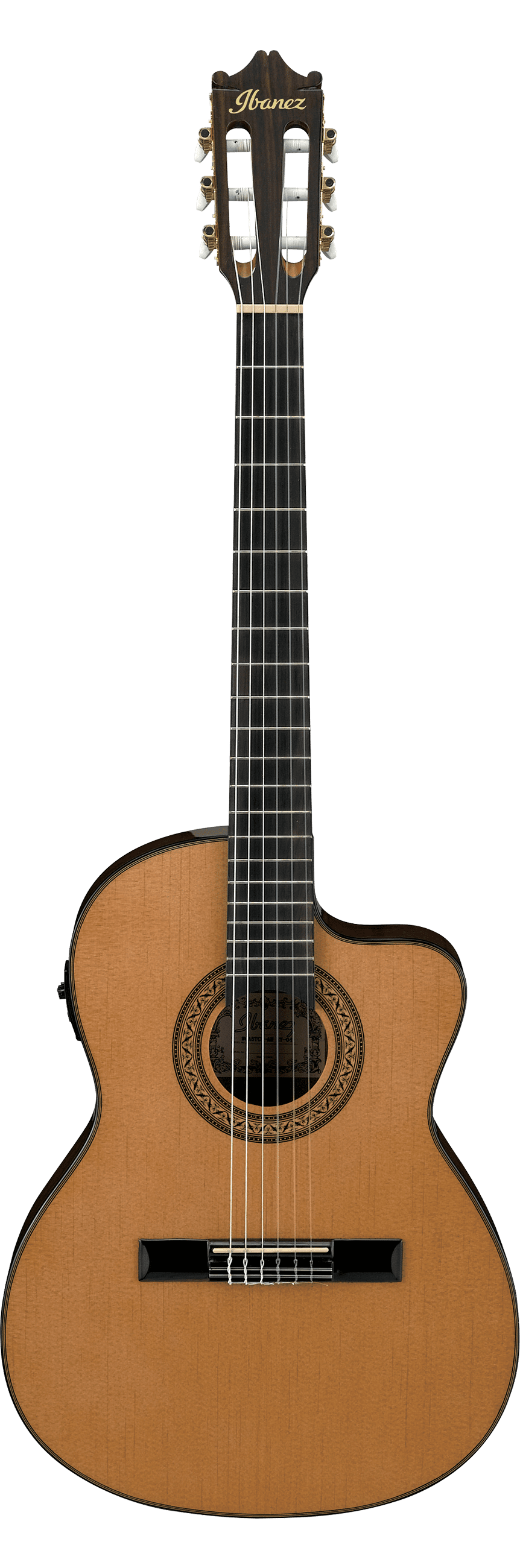 Ibanez GA5TCE Thinline Classical Guitar - Amber High Gloss