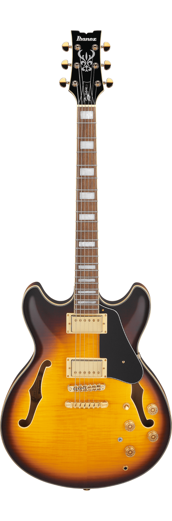 Ibanez JSM10EM John Scofield Signature Guitar - Two-Tone Burst