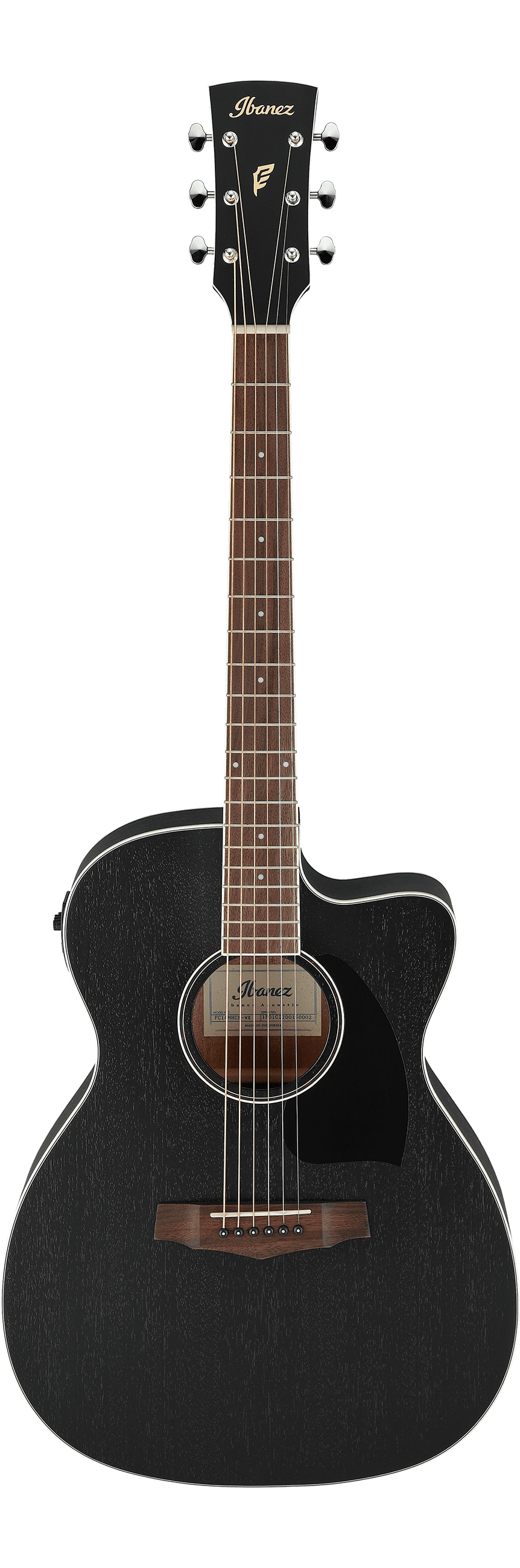 Ibanez PC14MHCE WK Acoustic Electric Guitar - Weathered Black