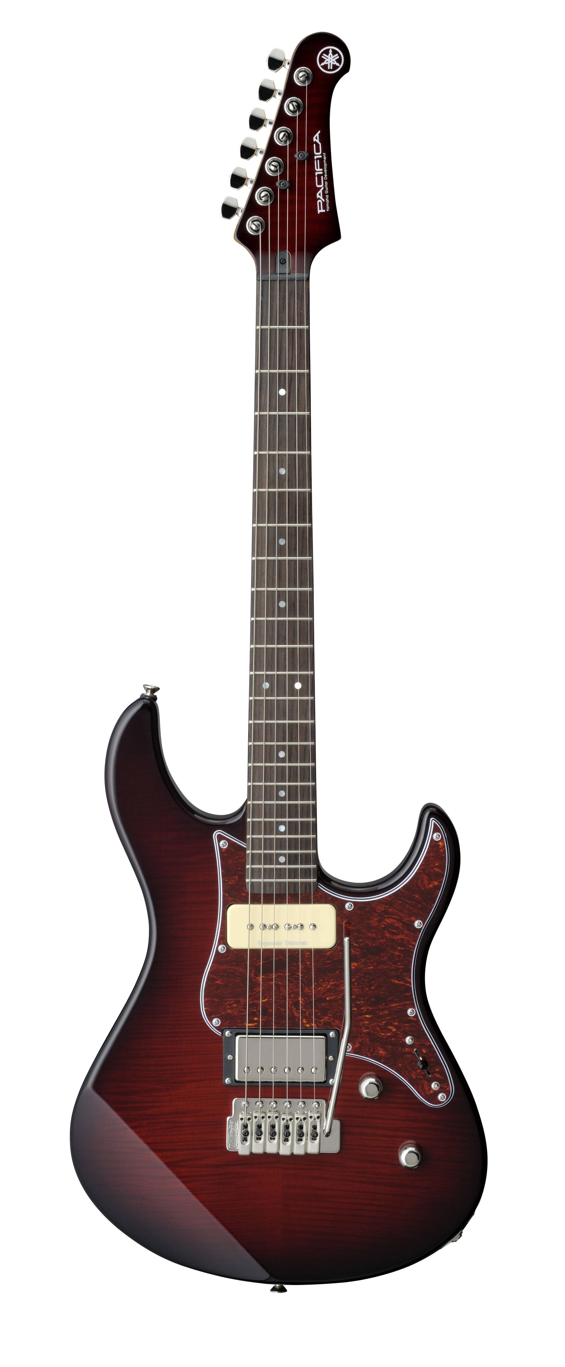 Yamaha Pacifica 611VFM Electric Guitar - Dark Red Burst (PAC611VFMDRB)
