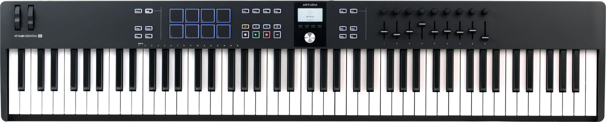 Arturia Keylab Essential 88 MK3 Controller Keyboard - Black
