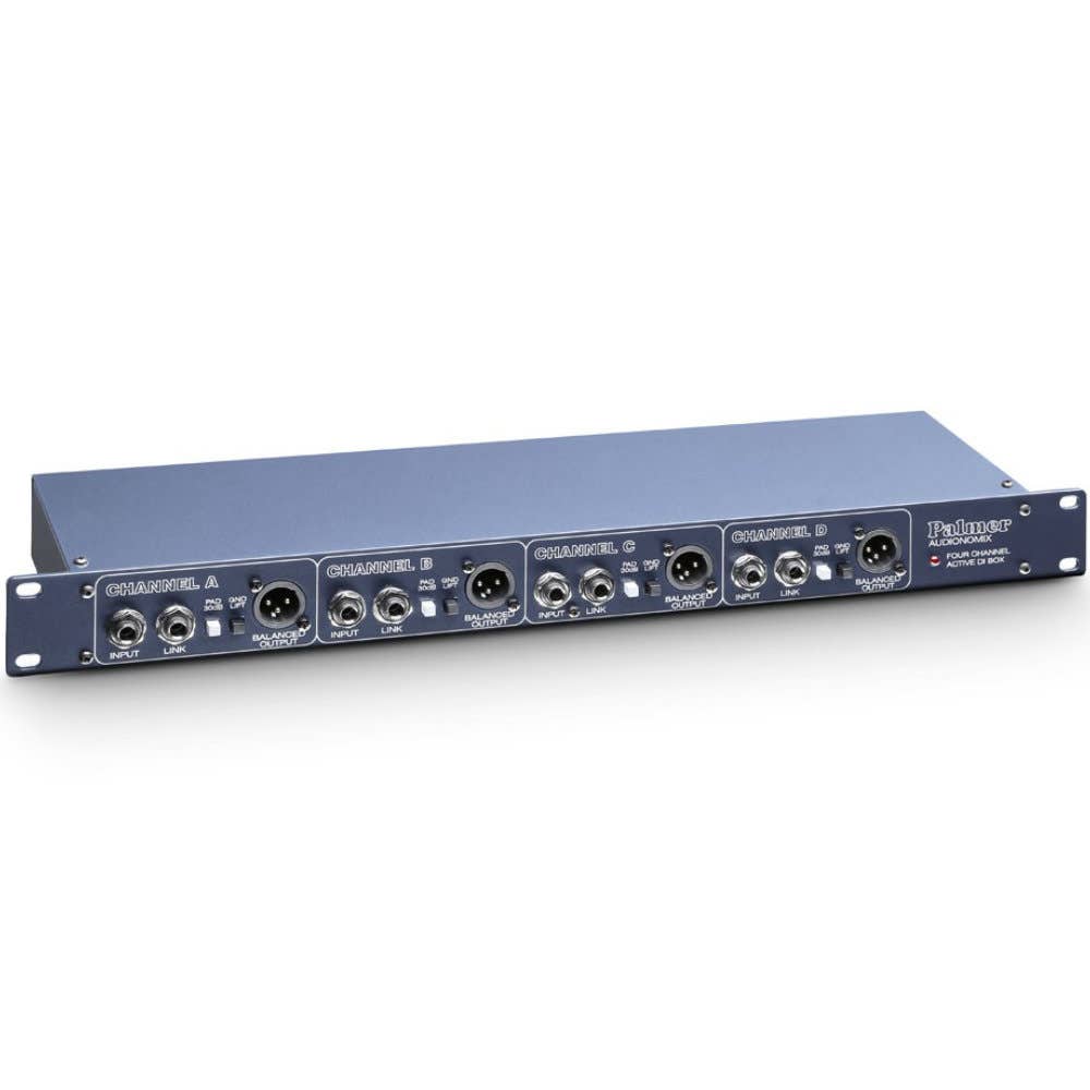 Palmer PAN 03 - 19" DI Box 4-Channel - Active
