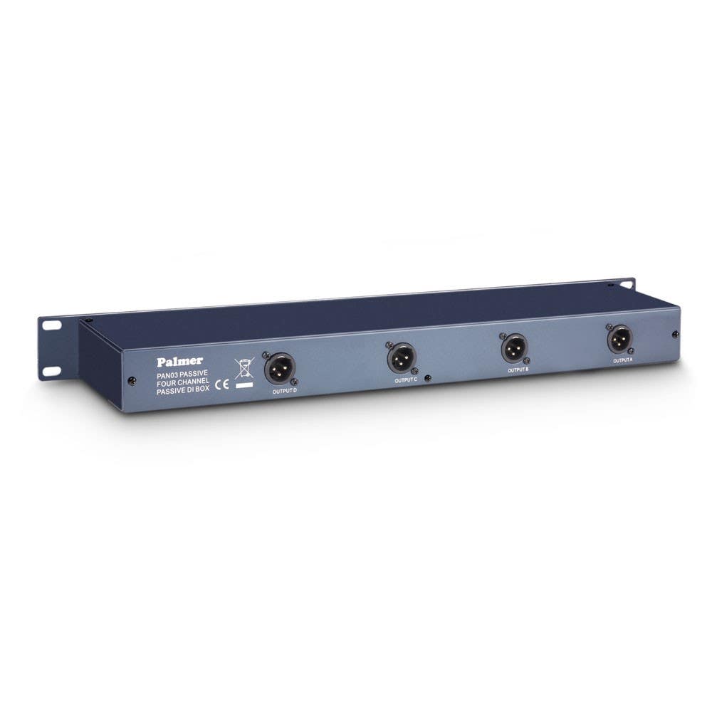 Palmer PAN 03 PASS - 19" DI Box 4-Channel - Passive