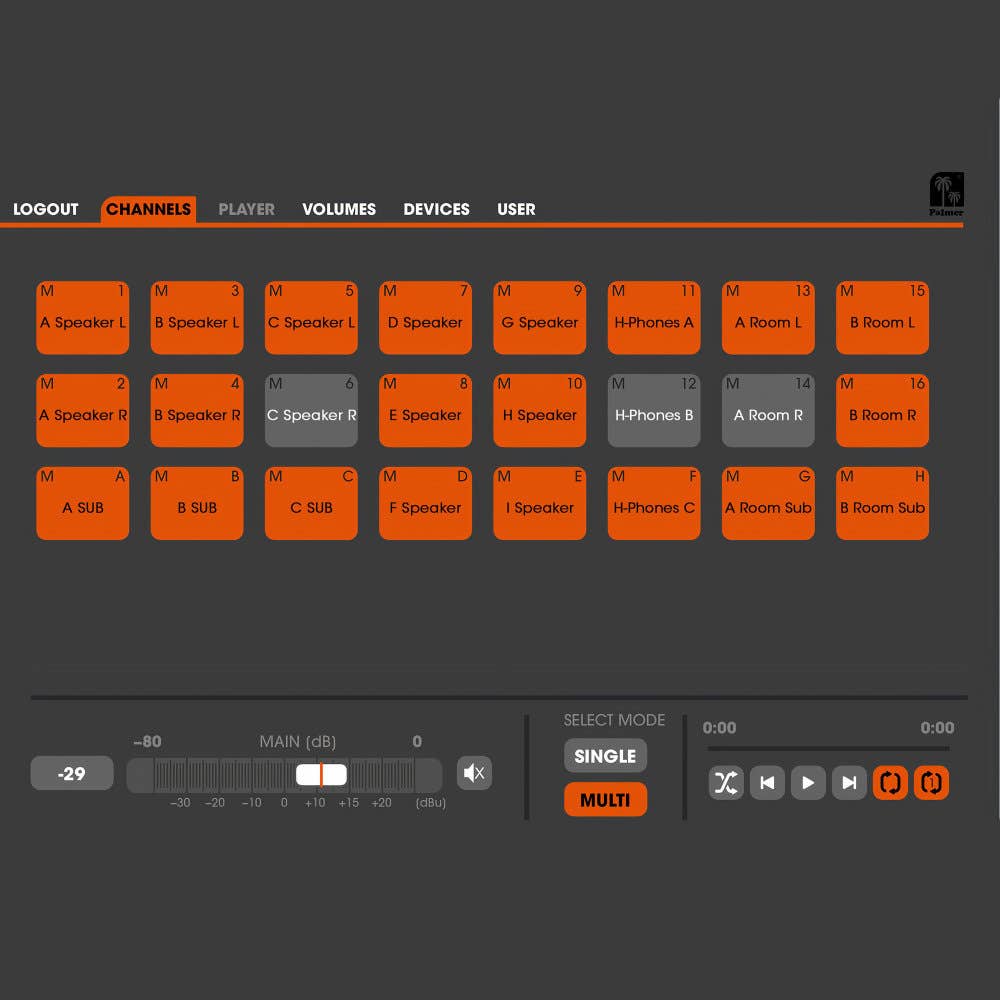 Palmer Grand Audition MKII - 24-Channel Loudspeaker Switching System