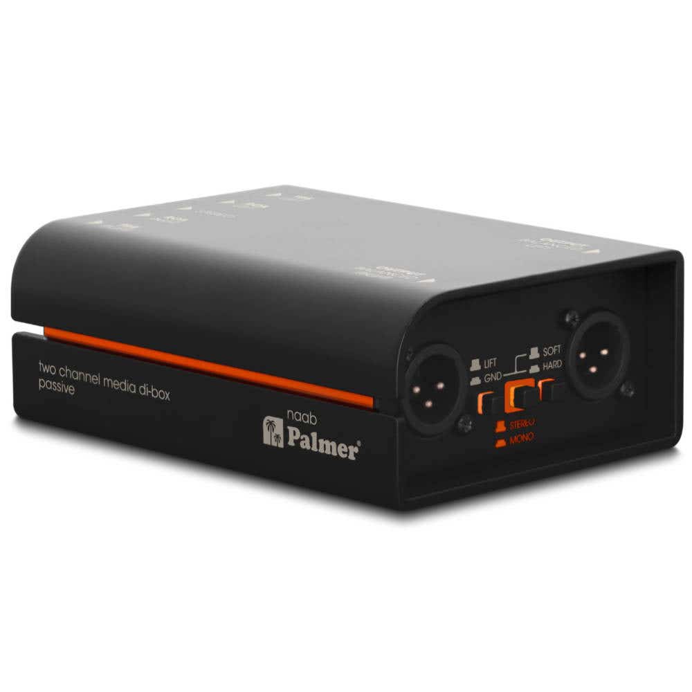 Palmer RIVER Naab - Passive 2-Channel Media DI-Box