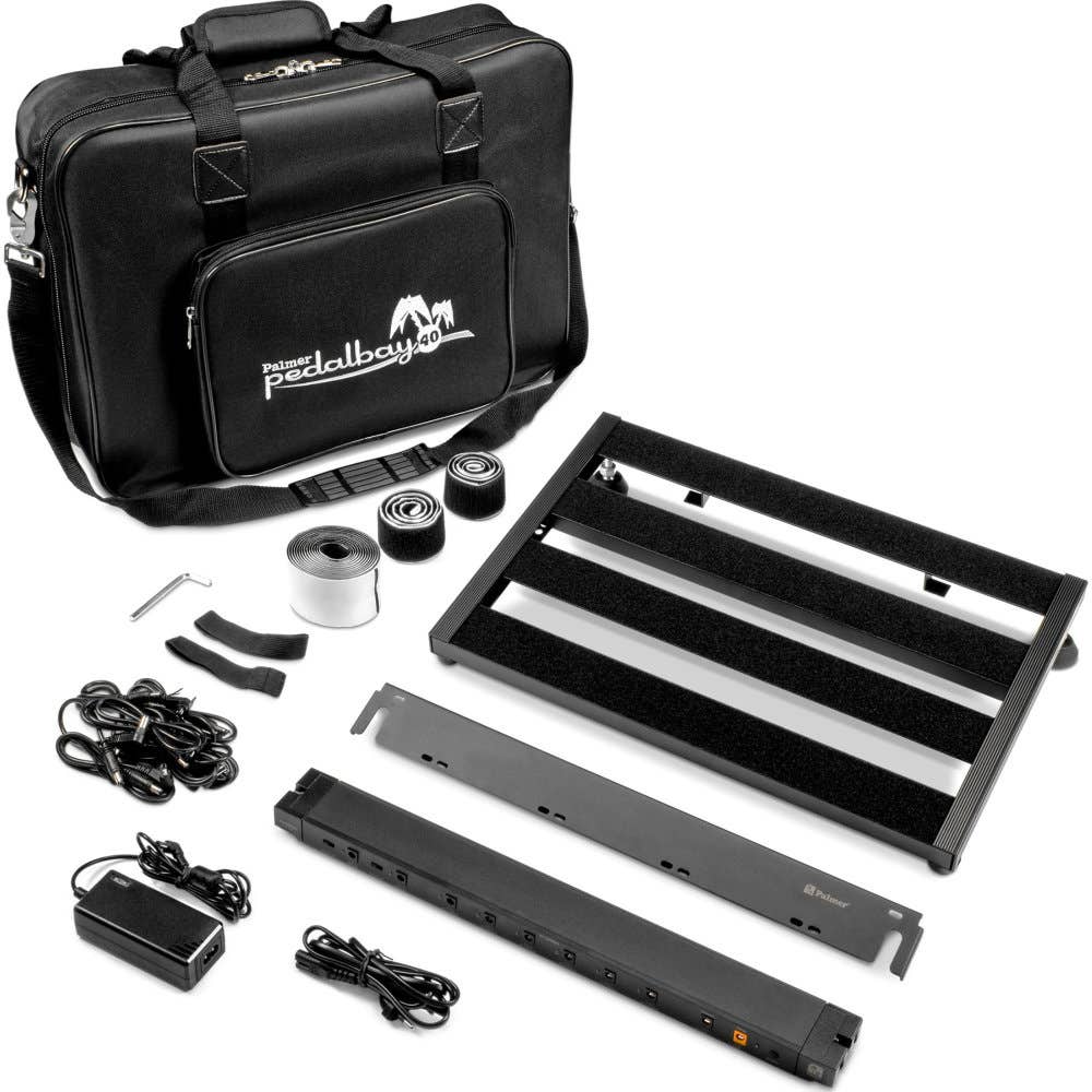 Palmer PEDALBAY 40 PB - Pedalboard incl.WTPB40 Powerbar