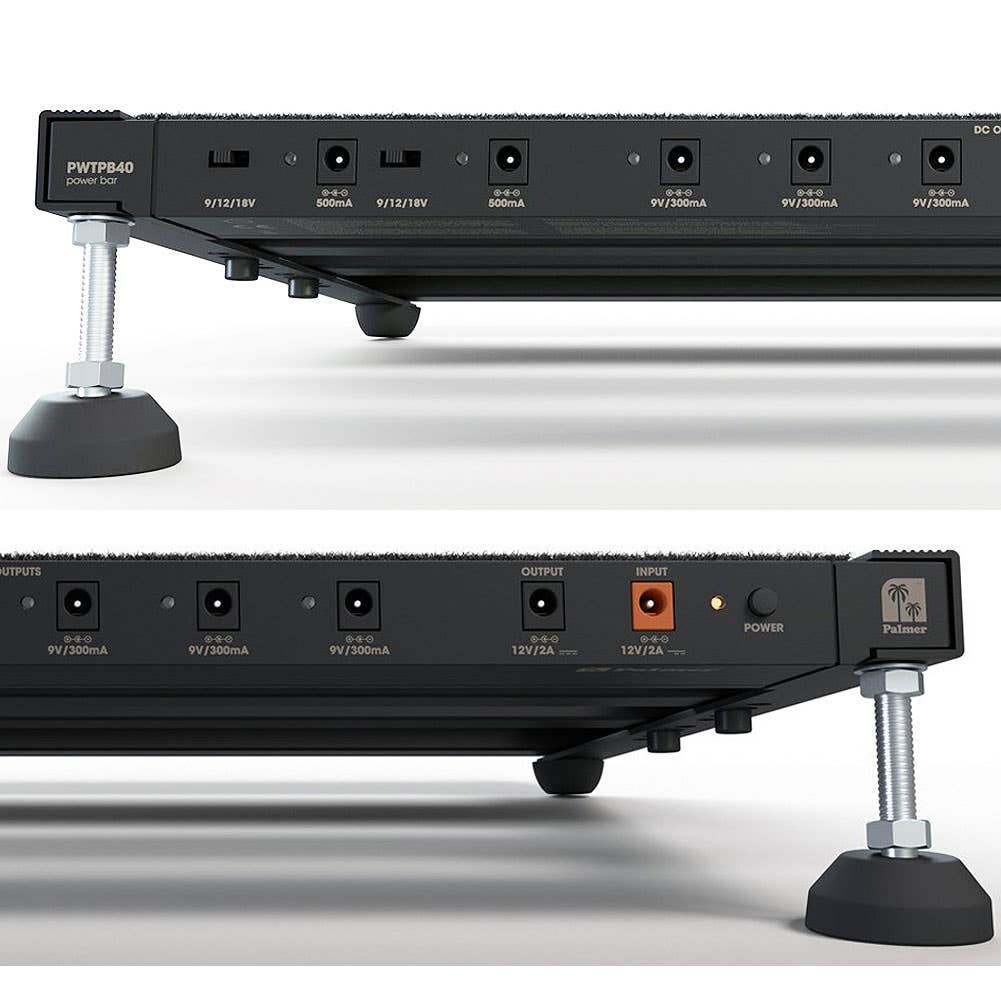 Palmer PEDALBAY 40 PB - Pedalboard incl.WTPB40 Powerbar