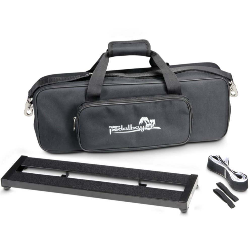 Palmer PEDALBAY 50 S - Lightweight Compact Pedalboard with Protective Softcase - 50 cm