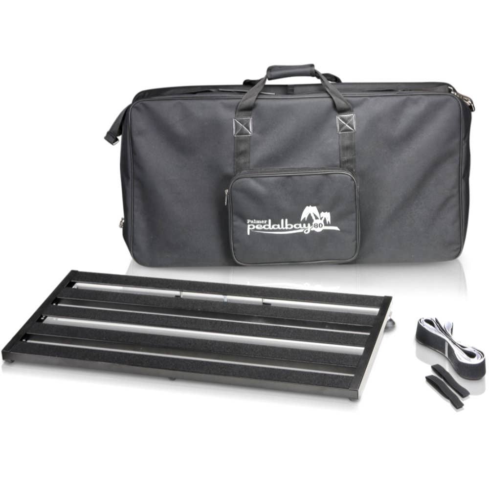 Palmer PEDALBAY 80 - Lightweight Variable Pedalboard w/Protective Softcase - 80 cm