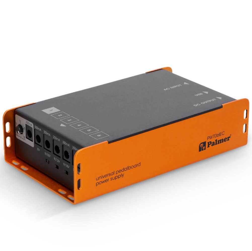 Palmer PWT 06 IEC - Universal Pedalboard Power Supply with USB