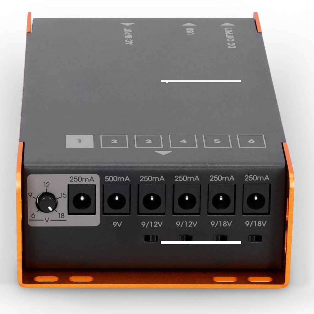 Palmer PWT 06 IEC - Universal Pedalboard Power Supply with USB