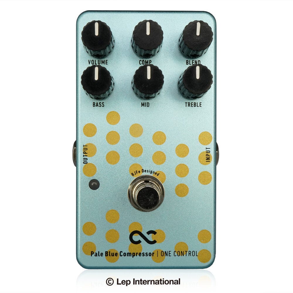 One Control BJFe Series Pale Blue Compressor Pedal