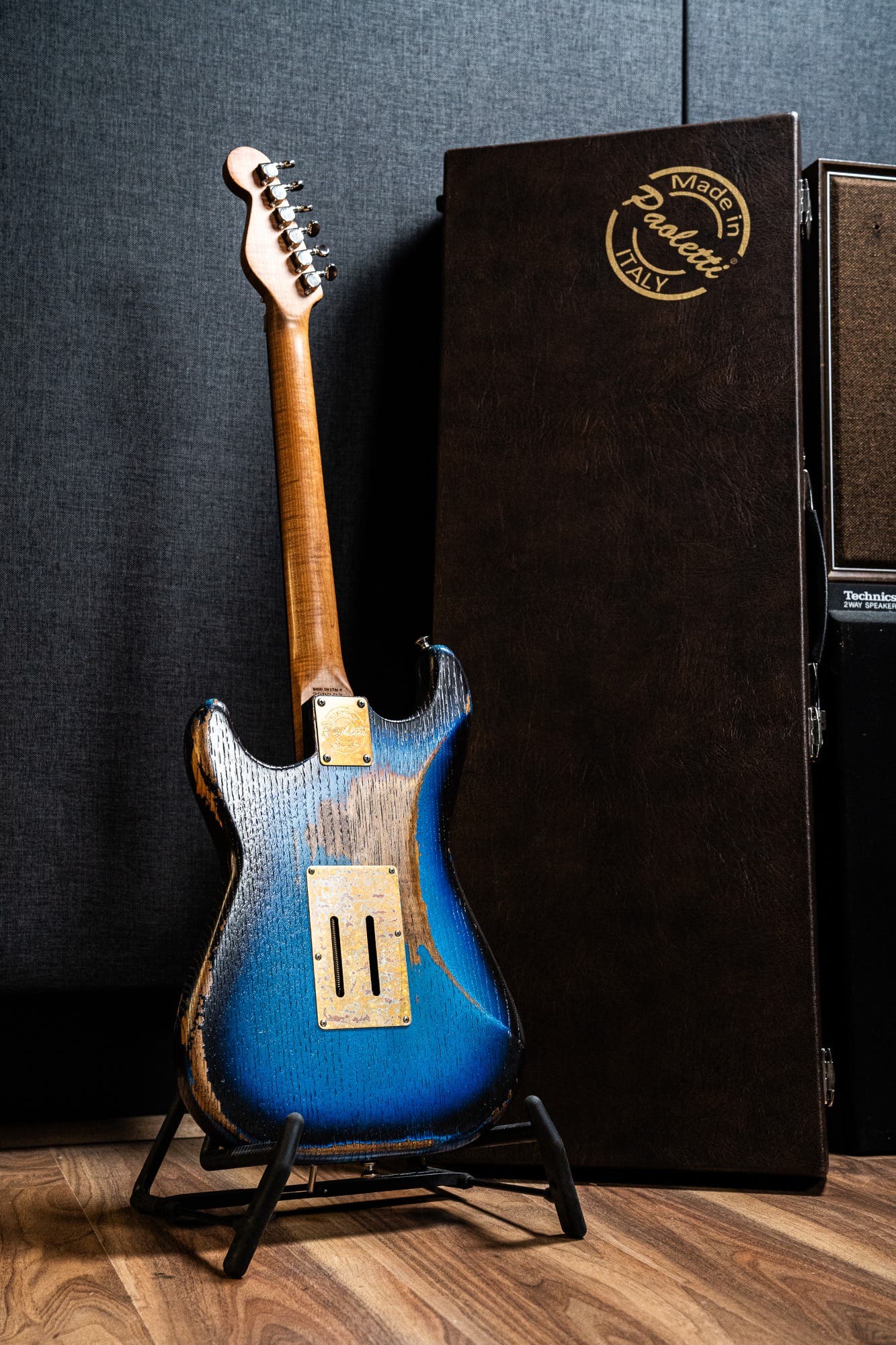 Paoletti Custom Alfa HSS FR - Heavy Deep Blue / Sunburst